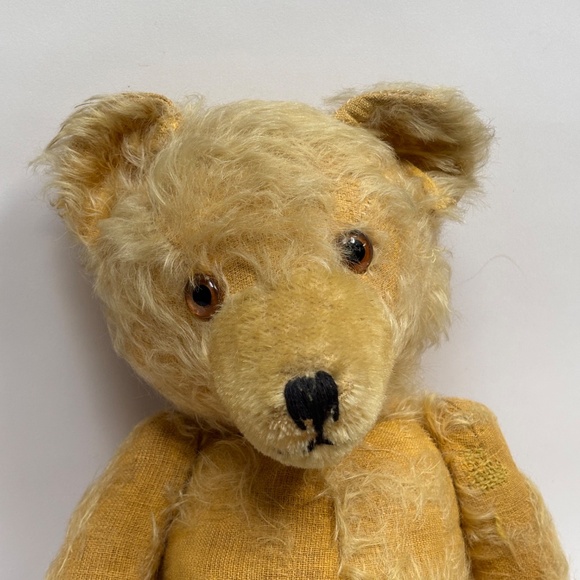 Vintage Blonde Jointed Teddy Bear with Working Growler - Picture 6 of 15